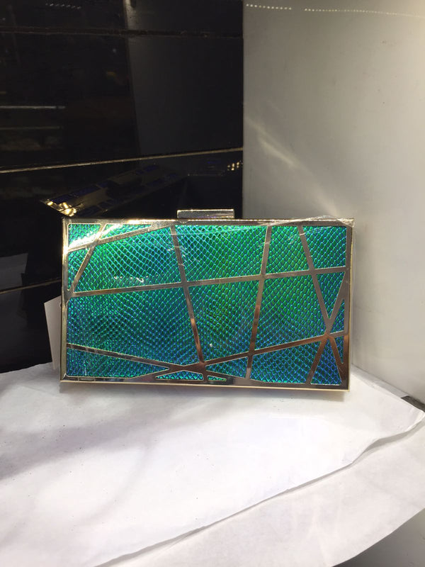 Blue Multi | Fancy Clutch for women