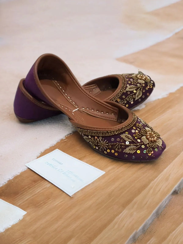 Purple | Fancy Khussa for Women