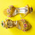 Yellow Gota Fancy Heel Sandal For Women