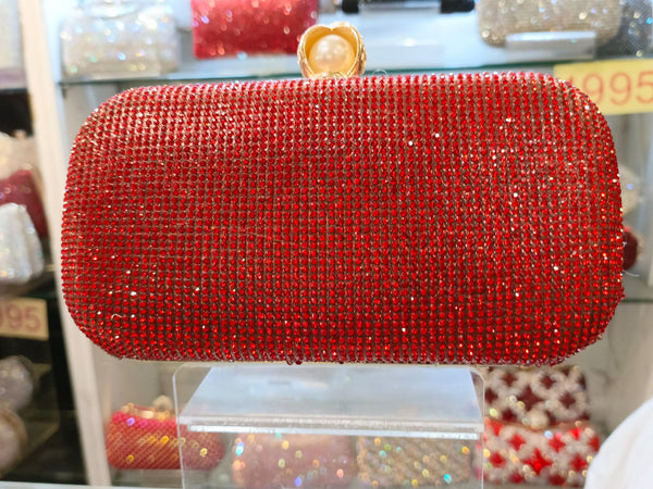 Red Fancy Clutch for Ladies