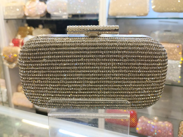 Silver Fancy Clutch for Ladies