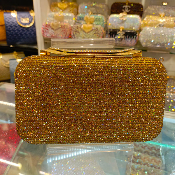 Golden  Fancy Clutch for women