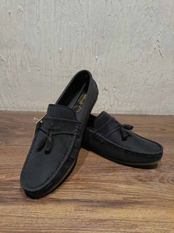 Men Black loafers