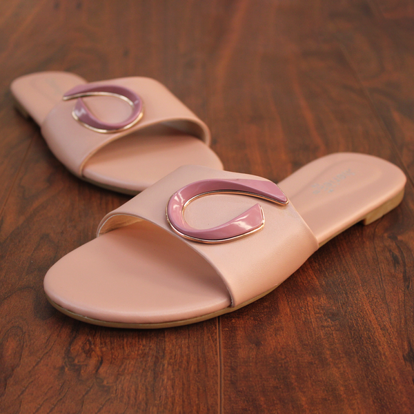 Pink Fancy & Stylish Slippers For Women