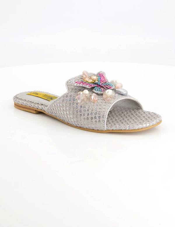 Sliver Fancy Slippers for women