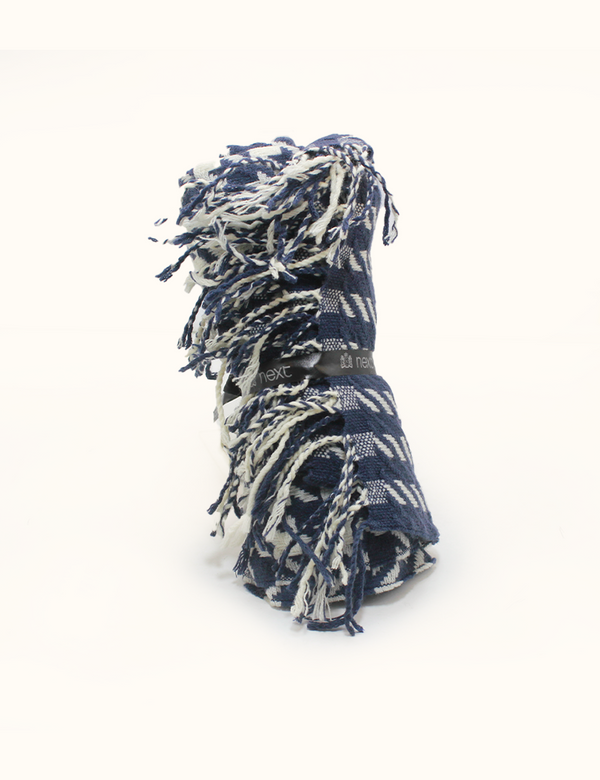 Blue White | Soft & Cozy Woolen Scarf