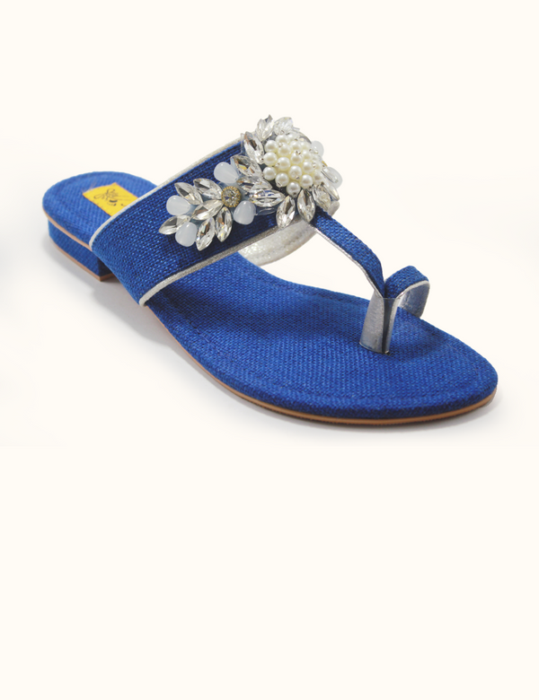 Blue | Facny Kolhapuri for Women