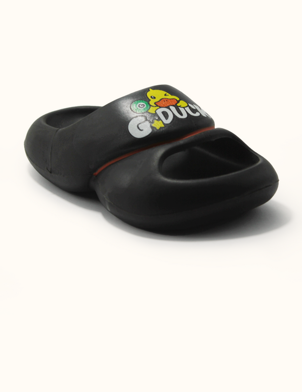 Black | Soft Slippers for Kids