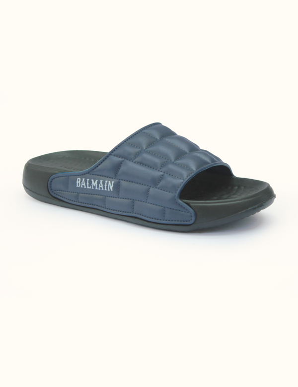 Black Blue | Balaman  Soft Slippers for men