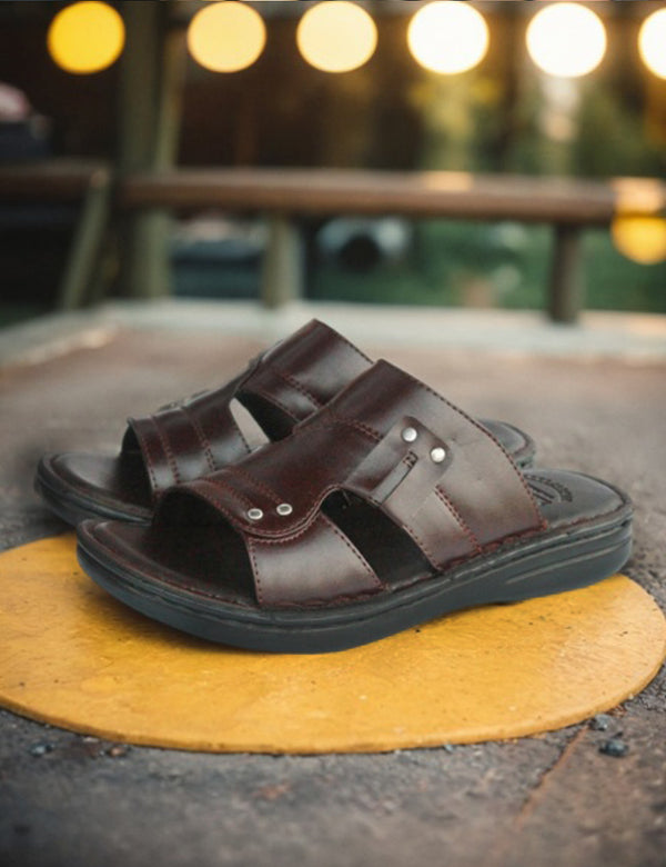 Brown | Medicated Slippers For Men