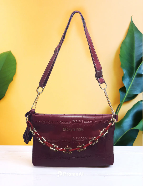 Maroon Hand Bags for women