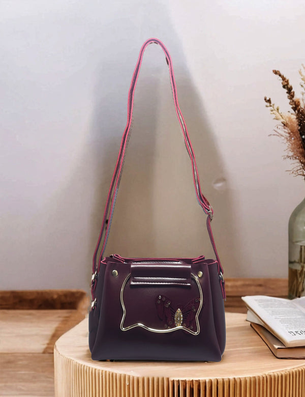 Maroon | Hand Bag for women