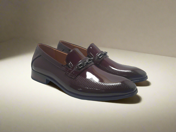 Patent Maroon | Formal Shoes for men's