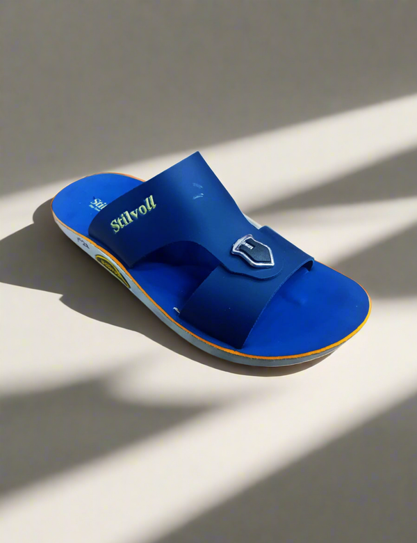 Blue Arabic soft slipper