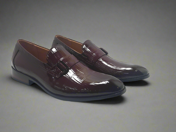 Patent Maroon  | Formal Shoes for men's