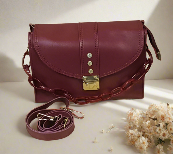 Maroon Fancy Bags for women