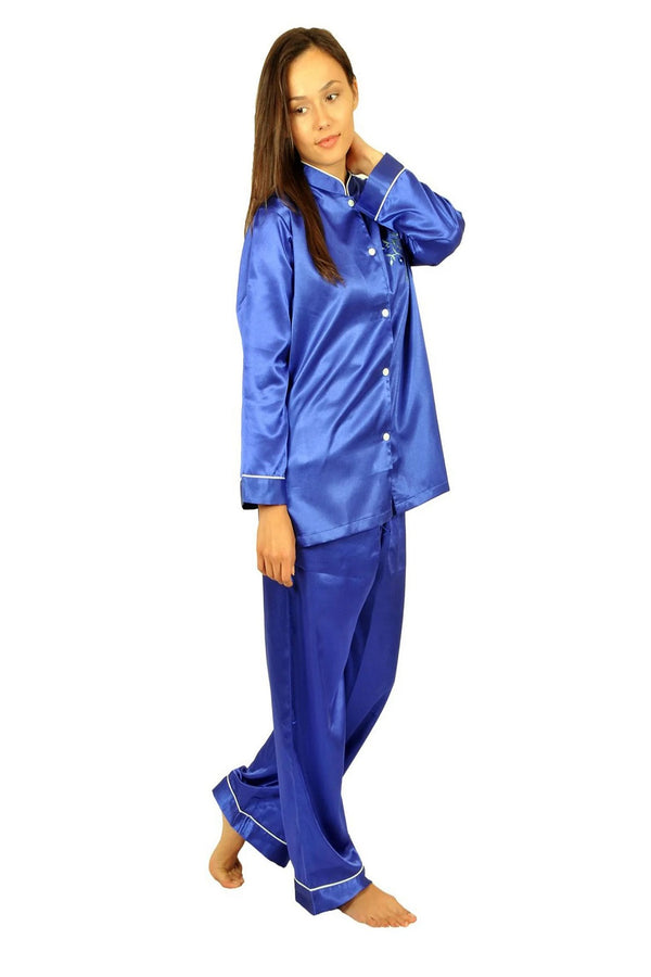 Bibiana Silk Women Polyester Pajama Set