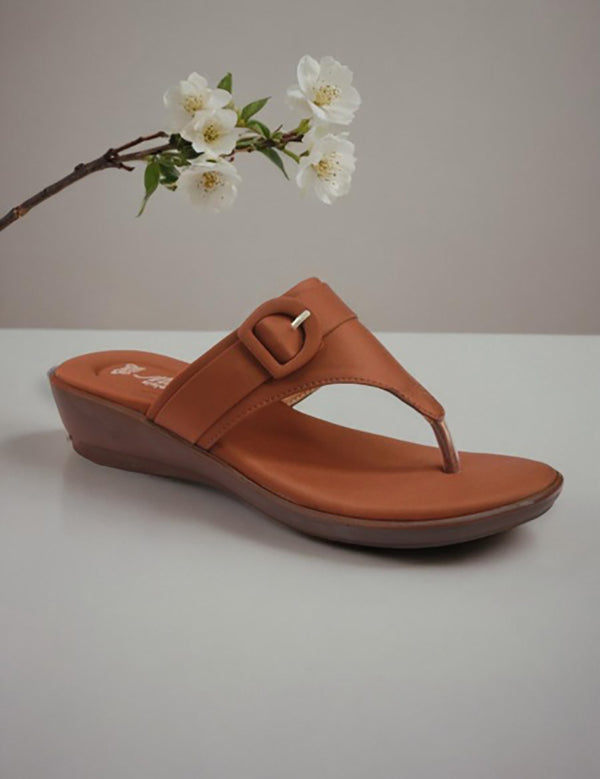 Light Brown Slippers for women