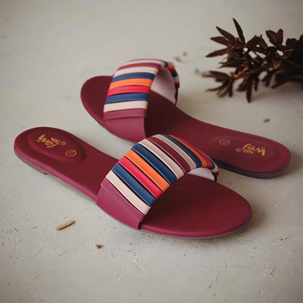 Maroon Stylish Slippers for women