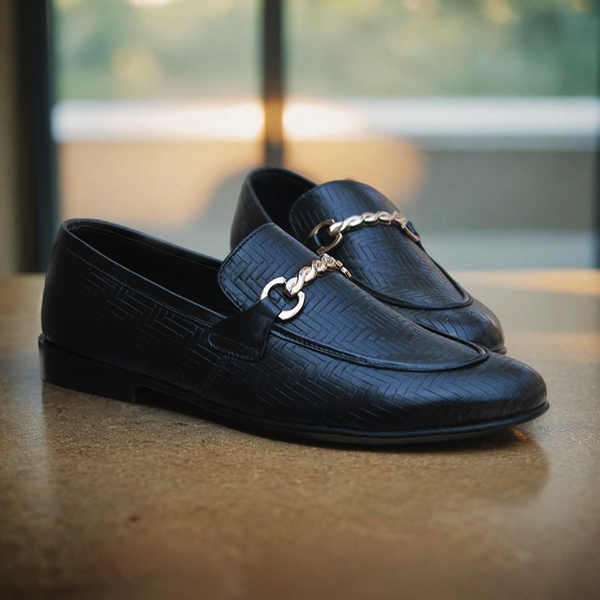 Black Leather Formal Shoes