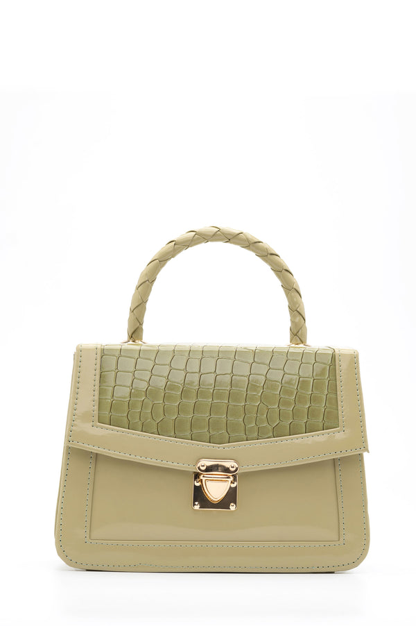 Bagelicious Women Premium olive green Hand Bag