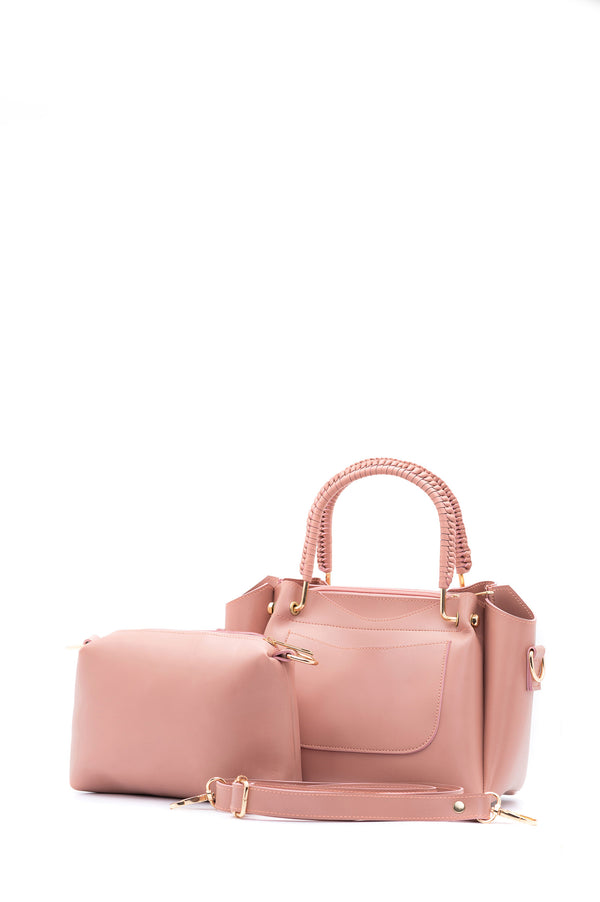 Bagelicious Women Premium pink Hand Bag