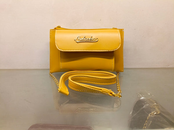 Yellow| Fancy Hand Bag