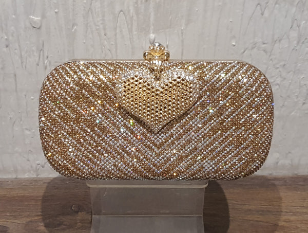 Golden Fancy Clutch for women