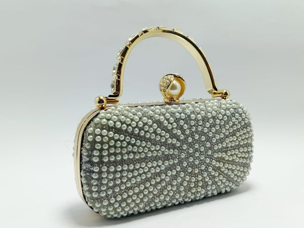 Silver | Fancy Clutch for women