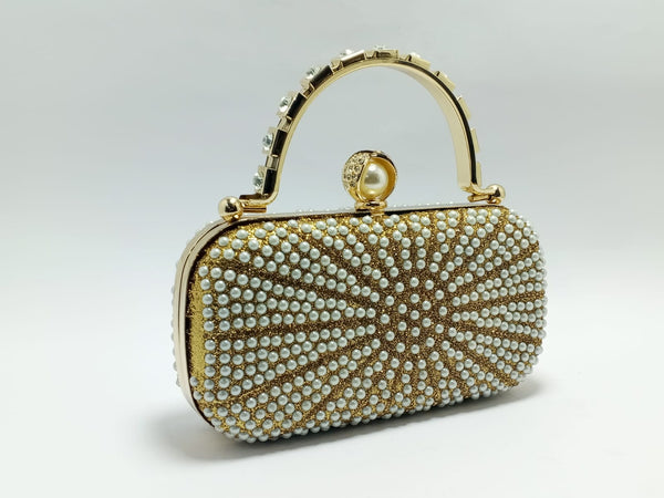 Golden | Fancy Clutch for women