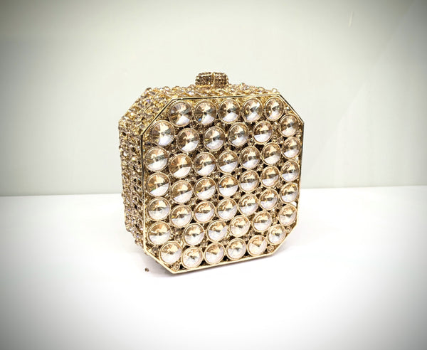 Golden Bridal Fancy Clutch
