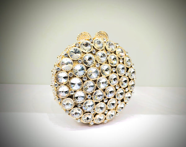 Golden Bridal Fancy Clutch