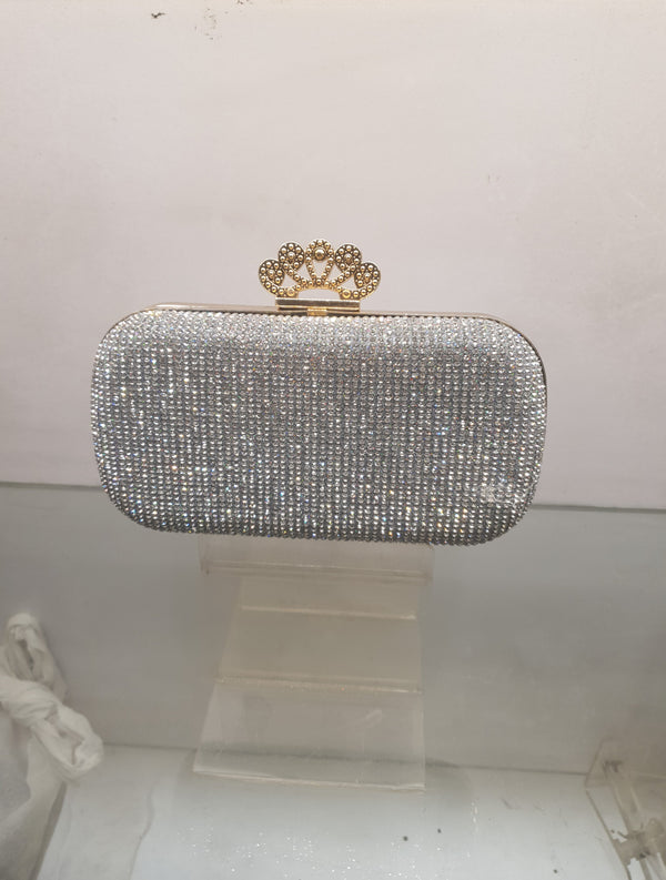 Silver | Fancy Clutch for women