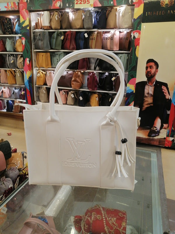 White| Fancy Handbag