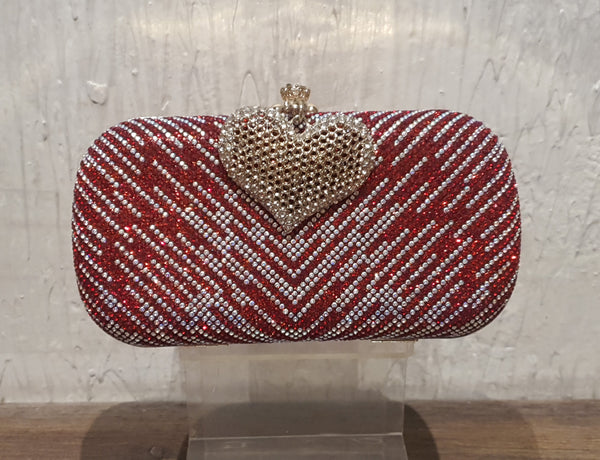 Red Fancy Clutch for women