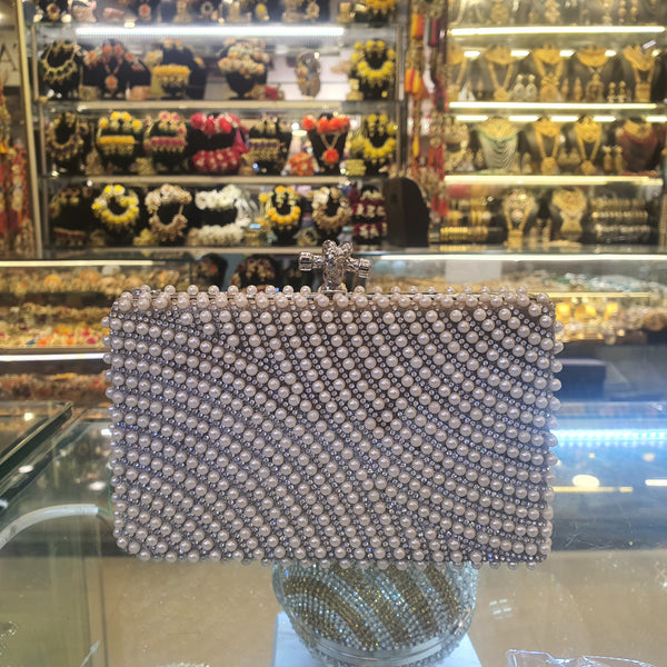 Silver | Fancy Clutch for women