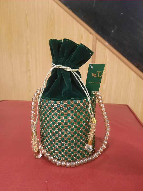 Green | Fancy Potli for women