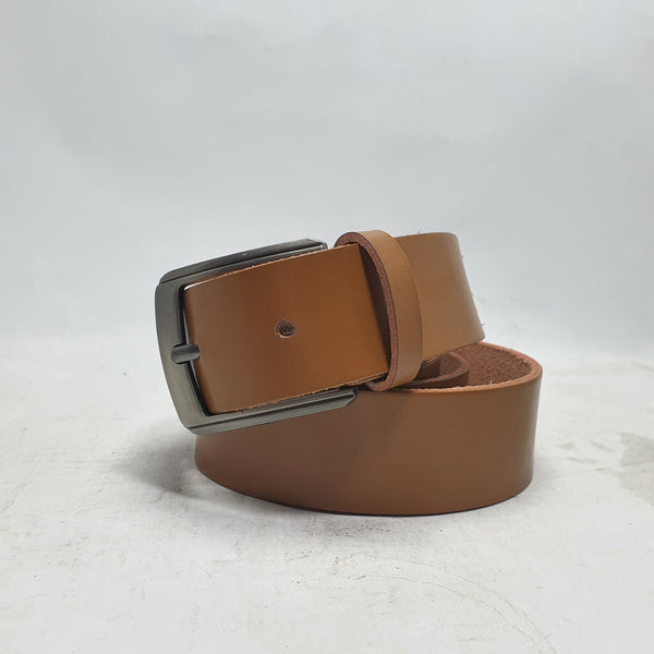 Light Brown | Leather Belt for Men.