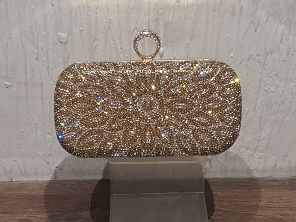 Golden Fancy Clutch for women