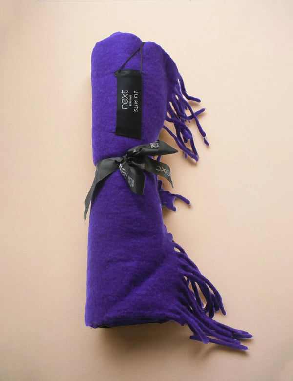 Purple | Soft & Cozy Woolen Scarf