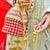 Red Fancy Embroidered potli For Bridals