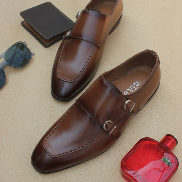 Double Monk Strap Shoes