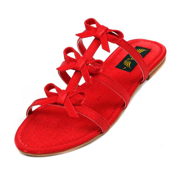 Red Semi Casual Slipper